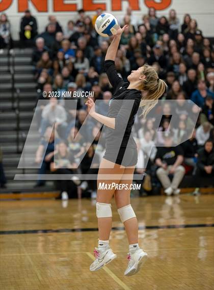 Thumbnail 1 in Marian vs. Mercy (MHSAA Division 1 Quadrant 4 Quarterfinal) photogallery.
