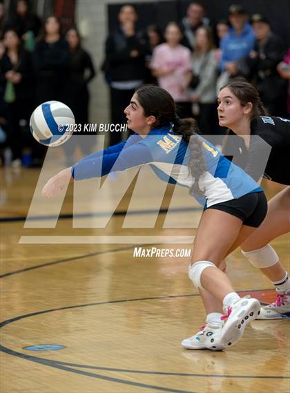 Thumbnail 2 in Marian vs. Mercy (MHSAA Division 1 Quadrant 4 Quarterfinal) photogallery.