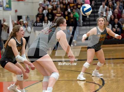Thumbnail 3 in Marian vs. Mercy (MHSAA Division 1 Quadrant 4 Quarterfinal) photogallery.