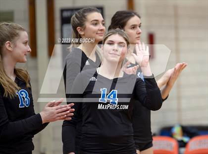 Thumbnail 1 in Marian vs. Mercy (MHSAA Division 1 Quadrant 4 Quarterfinal) photogallery.