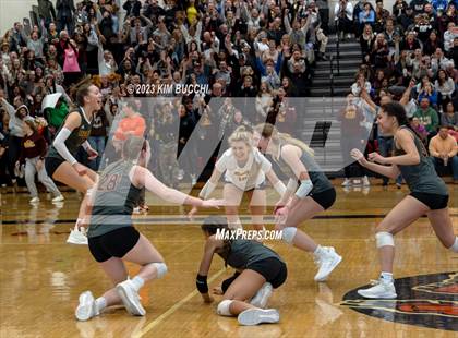 Thumbnail 1 in Marian vs. Mercy (MHSAA Division 1 Quadrant 4 Quarterfinal) photogallery.