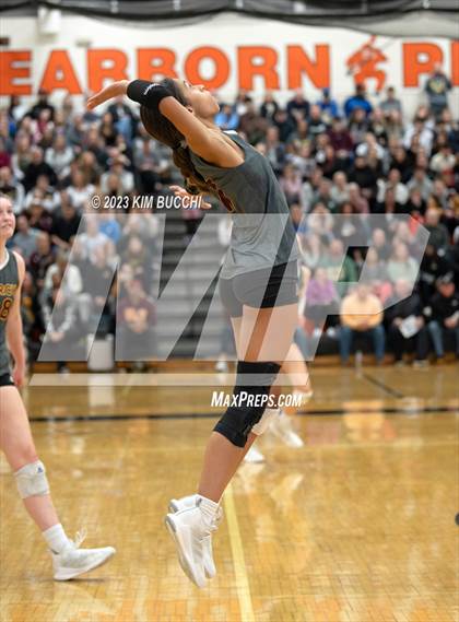 Thumbnail 3 in Marian vs. Mercy (MHSAA Division 1 Quadrant 4 Quarterfinal) photogallery.