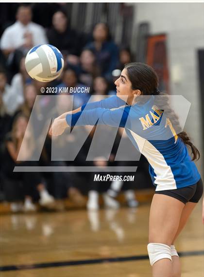 Thumbnail 2 in Marian vs. Mercy (MHSAA Division 1 Quadrant 4 Quarterfinal) photogallery.