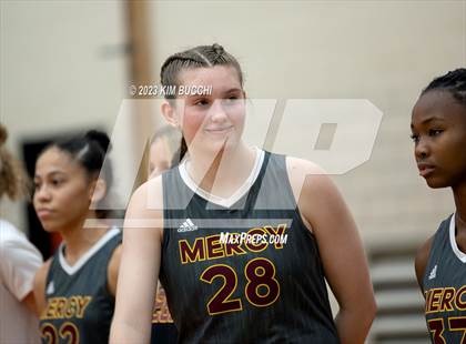 Thumbnail 3 in Marian vs. Mercy (MHSAA Division 1 Quadrant 4 Quarterfinal) photogallery.