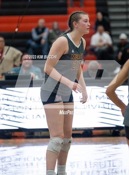 Thumbnail 3 in Marian vs. Mercy (MHSAA Division 1 Quadrant 4 Quarterfinal) photogallery.