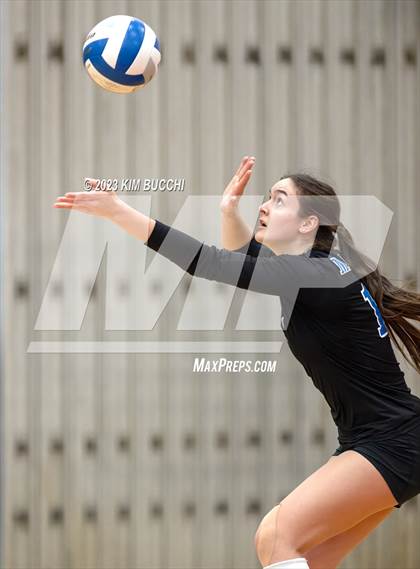 Thumbnail 2 in Marian vs. Mercy (MHSAA Division 1 Quadrant 4 Quarterfinal) photogallery.