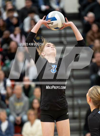 Thumbnail 3 in Marian vs. Mercy (MHSAA Division 1 Quadrant 4 Quarterfinal) photogallery.