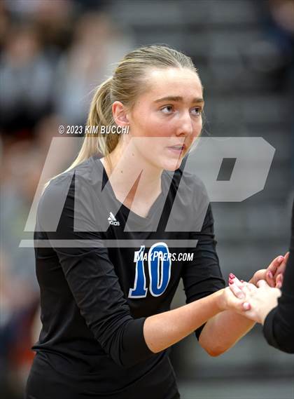 Thumbnail 1 in Marian vs. Mercy (MHSAA Division 1 Quadrant 4 Quarterfinal) photogallery.