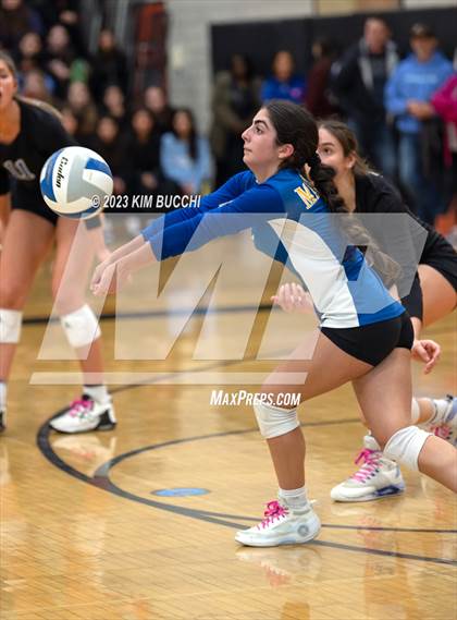 Thumbnail 3 in Marian vs. Mercy (MHSAA Division 1 Quadrant 4 Quarterfinal) photogallery.