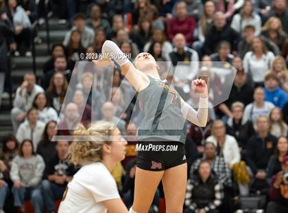 Thumbnail 3 in Marian vs. Mercy (MHSAA Division 1 Quadrant 4 Quarterfinal) photogallery.