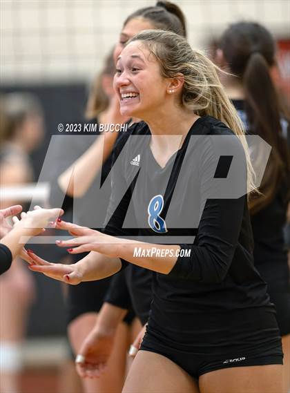 Thumbnail 2 in Marian vs. Mercy (MHSAA Division 1 Quadrant 4 Quarterfinal) photogallery.