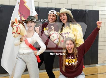 Thumbnail 2 in Marian vs. Mercy (MHSAA Division 1 Quadrant 4 Quarterfinal) photogallery.