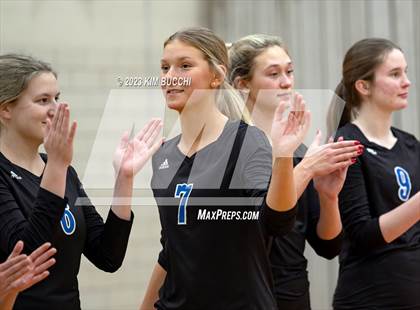 Thumbnail 3 in Marian vs. Mercy (MHSAA Division 1 Quadrant 4 Quarterfinal) photogallery.
