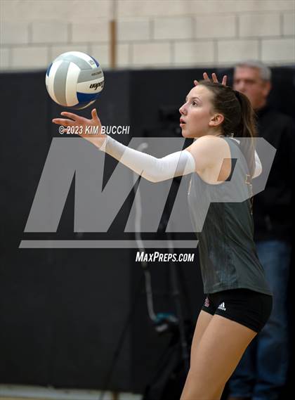 Thumbnail 2 in Marian vs. Mercy (MHSAA Division 1 Quadrant 4 Quarterfinal) photogallery.