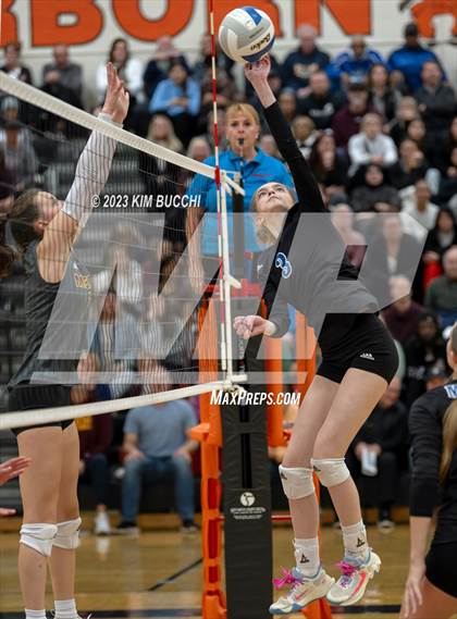 Thumbnail 3 in Marian vs. Mercy (MHSAA Division 1 Quadrant 4 Quarterfinal) photogallery.