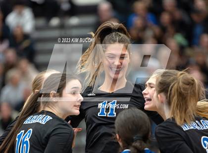 Thumbnail 3 in Marian vs. Mercy (MHSAA Division 1 Quadrant 4 Quarterfinal) photogallery.