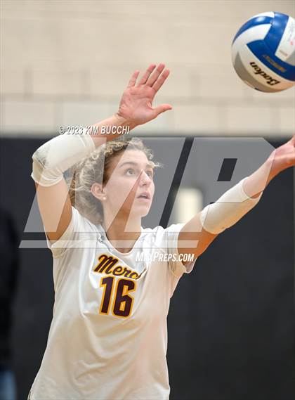 Thumbnail 1 in Marian vs. Mercy (MHSAA Division 1 Quadrant 4 Quarterfinal) photogallery.