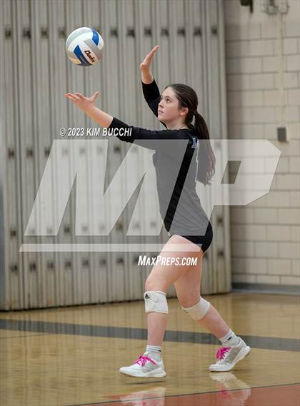 Thumbnail 1 in Marian vs. Mercy (MHSAA Division 1 Quadrant 4 Quarterfinal) photogallery.