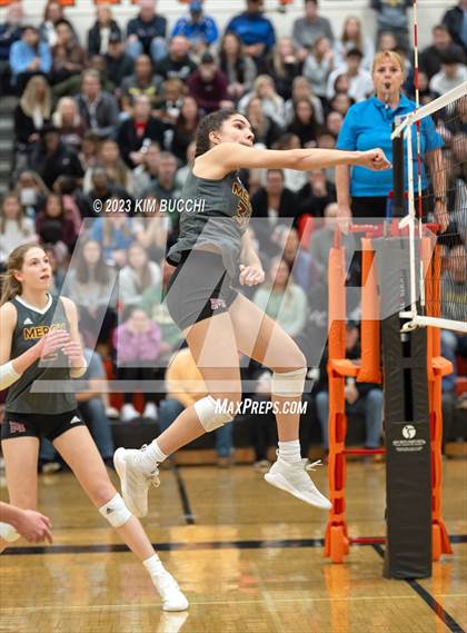 Thumbnail 1 in Marian vs. Mercy (MHSAA Division 1 Quadrant 4 Quarterfinal) photogallery.