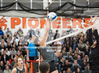Thumbnail 3 in Marian vs. Mercy (MHSAA Division 1 Quadrant 4 Quarterfinal) photogallery.