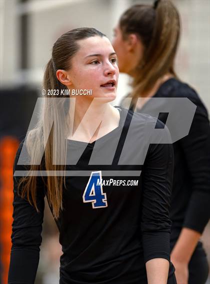 Thumbnail 2 in Marian vs. Mercy (MHSAA Division 1 Quadrant 4 Quarterfinal) photogallery.