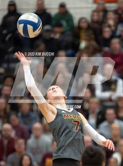Thumbnail 3 in Marian vs. Mercy (MHSAA Division 1 Quadrant 4 Quarterfinal) photogallery.