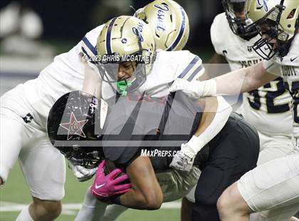 Thumbnail 3 in Dallas Jesuit vs Coppell (UIL Football Class 6A Division II Region 1 Area) photogallery.