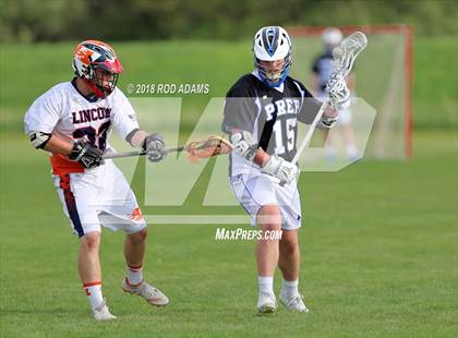 Thumbnail 2 in Creighton Prep @ Lincoln Rampage photogallery.