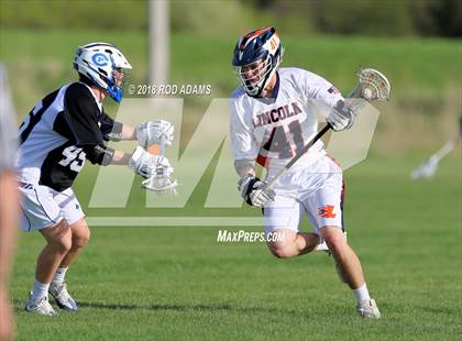 Thumbnail 1 in Creighton Prep @ Lincoln Rampage photogallery.