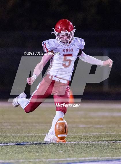 Thumbnail 1 in Knox @ Indianapolis Bishop Chatard (IHSAA 3A Semi-state playoff) photogallery.
