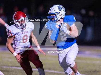 Thumbnail 3 in Knox @ Indianapolis Bishop Chatard (IHSAA 3A Semi-state playoff) photogallery.