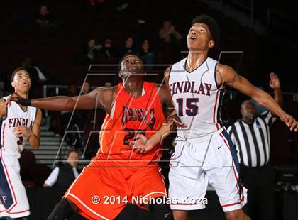 Thumbnail 3 in Findlay Prep vs. National Prep (Tarkanian Classic) photogallery.