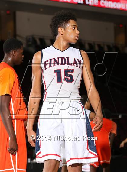 Thumbnail 2 in Findlay Prep vs. National Prep (Tarkanian Classic) photogallery.