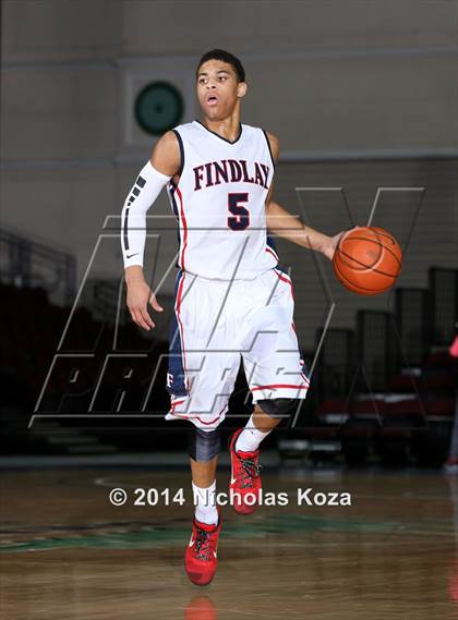Thumbnail 2 in Findlay Prep vs. National Prep (Tarkanian Classic) photogallery.