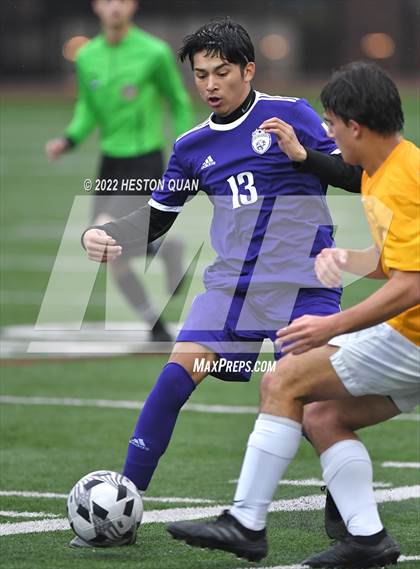 Thumbnail 3 in Cathedral vs. St. Paul's (Adidas So Cal College Showcase) photogallery.