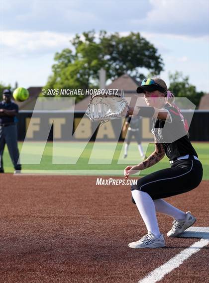 Thumbnail 3 in Trinity @ Plano East (UIL 6A D1 Girls Softball Regional Semi-Final) photogallery.