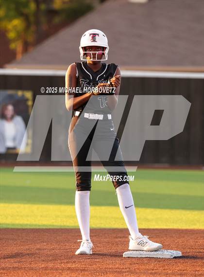 Thumbnail 3 in Trinity @ Plano East (UIL 6A D1 Girls Softball Regional Semi-Final) photogallery.