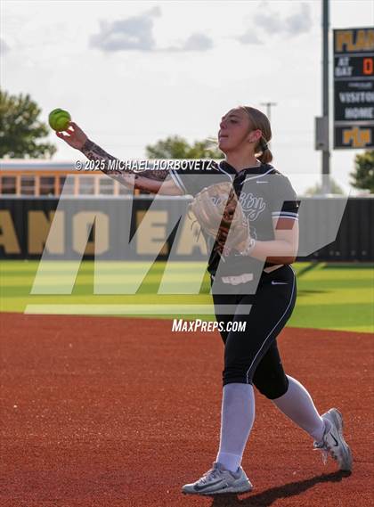 Thumbnail 1 in Trinity @ Plano East (UIL 6A D1 Girls Softball Regional Semi-Final) photogallery.