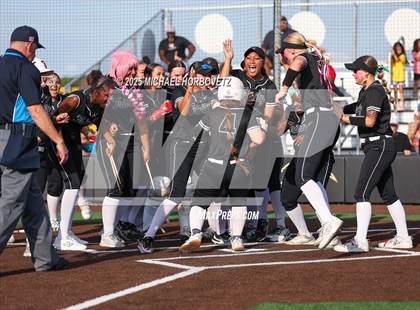 Thumbnail 2 in Trinity @ Plano East (UIL 6A D1 Girls Softball Regional Semi-Final) photogallery.