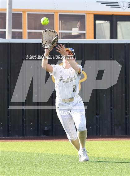 Thumbnail 3 in Trinity @ Plano East (UIL 6A D1 Girls Softball Regional Semi-Final) photogallery.