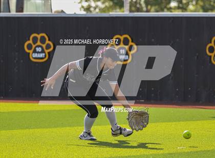 Thumbnail 2 in Trinity @ Plano East (UIL 6A D1 Girls Softball Regional Semi-Final) photogallery.