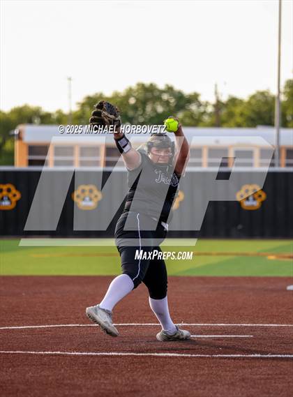 Thumbnail 1 in Trinity @ Plano East (UIL 6A D1 Girls Softball Regional Semi-Final) photogallery.