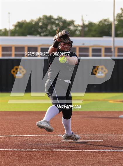 Thumbnail 3 in Trinity @ Plano East (UIL 6A D1 Girls Softball Regional Semi-Final) photogallery.