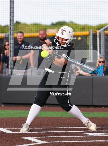 Thumbnail 1 in Trinity @ Plano East (UIL 6A D1 Girls Softball Regional Semi-Final) photogallery.