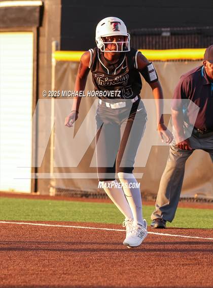 Thumbnail 2 in Trinity @ Plano East (UIL 6A D1 Girls Softball Regional Semi-Final) photogallery.