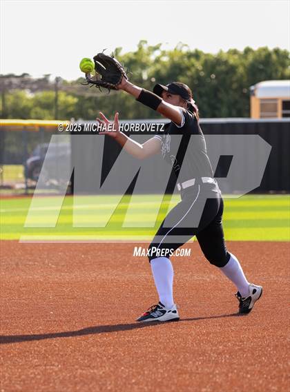 Thumbnail 2 in Trinity @ Plano East (UIL 6A D1 Girls Softball Regional Semi-Final) photogallery.