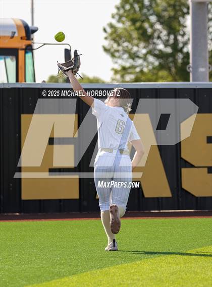 Thumbnail 2 in Trinity @ Plano East (UIL 6A D1 Girls Softball Regional Semi-Final) photogallery.