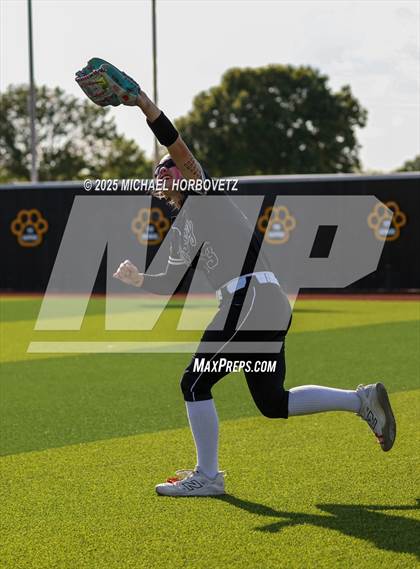 Thumbnail 2 in Trinity @ Plano East (UIL 6A D1 Girls Softball Regional Semi-Final) photogallery.