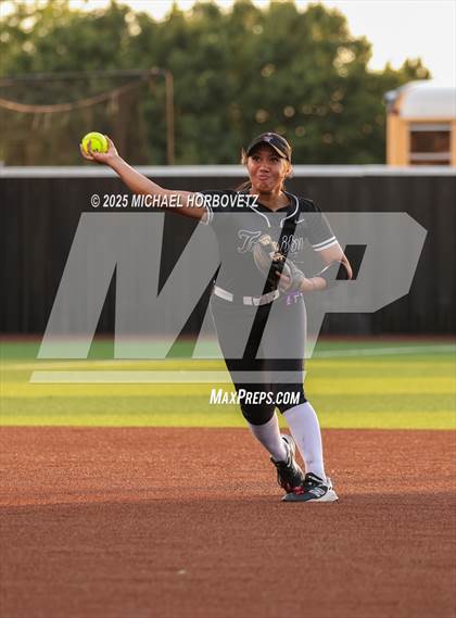 Thumbnail 3 in Trinity @ Plano East (UIL 6A D1 Girls Softball Regional Semi-Final) photogallery.