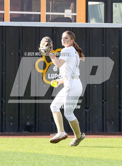 Thumbnail 3 in Trinity @ Plano East (UIL 6A D1 Girls Softball Regional Semi-Final) photogallery.